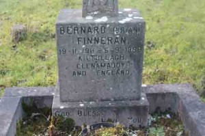Finneran Bernard (Brian) Kiltullagh, Glenamaddy and England